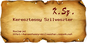 Keresztessy Szilveszter névjegykártya